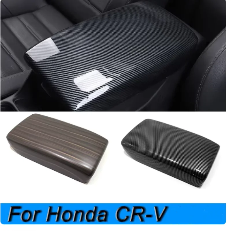 

Central armrest cover frame Decorative stickers/Armrest storage box Honda CRV 2023-2025 ABS Automotive styling accessories