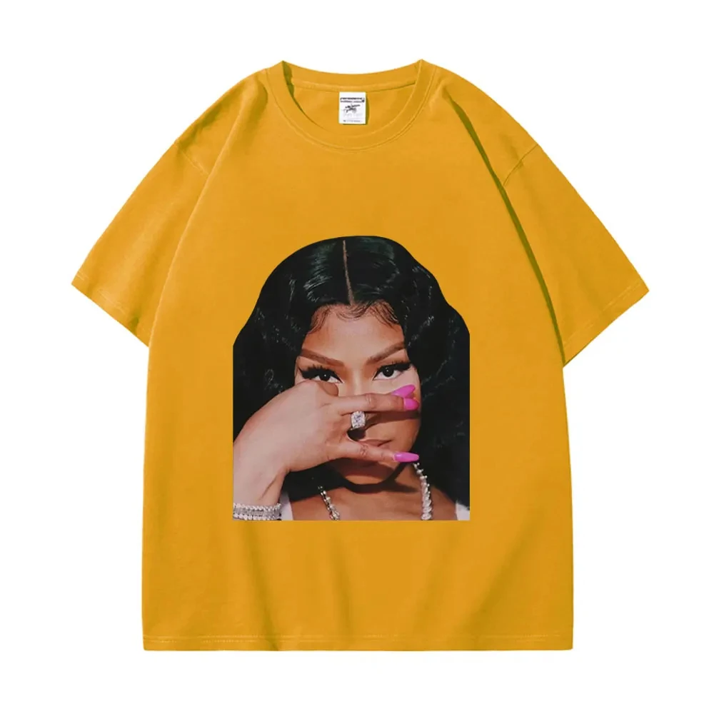 Hot Rapper Nicki Minaj Graphic T Shirts Men Women Hip Hop Vintage Short Sleeve T-shirt Summer Street Fashion Oversized T-shirts