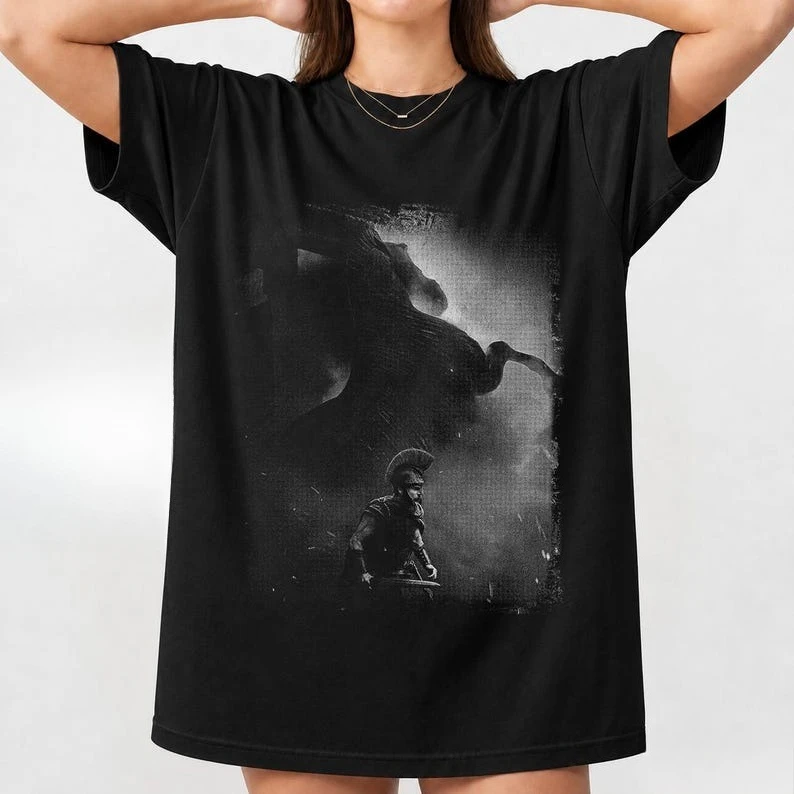 New Odyssey movie portrait T-shirt action fantasy movie T-shirt FD  Unisex streetwear shirt women clothes