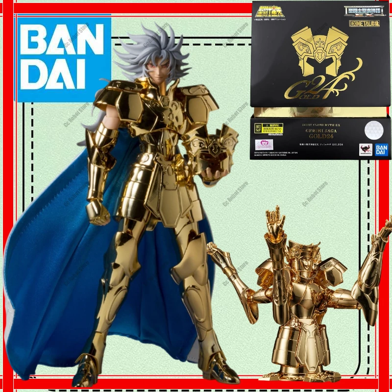 

Original BANDAI Saint Seiya Myth EX Gemini Saga Gold 24 Anime Figure Model Toy Gift Collectible