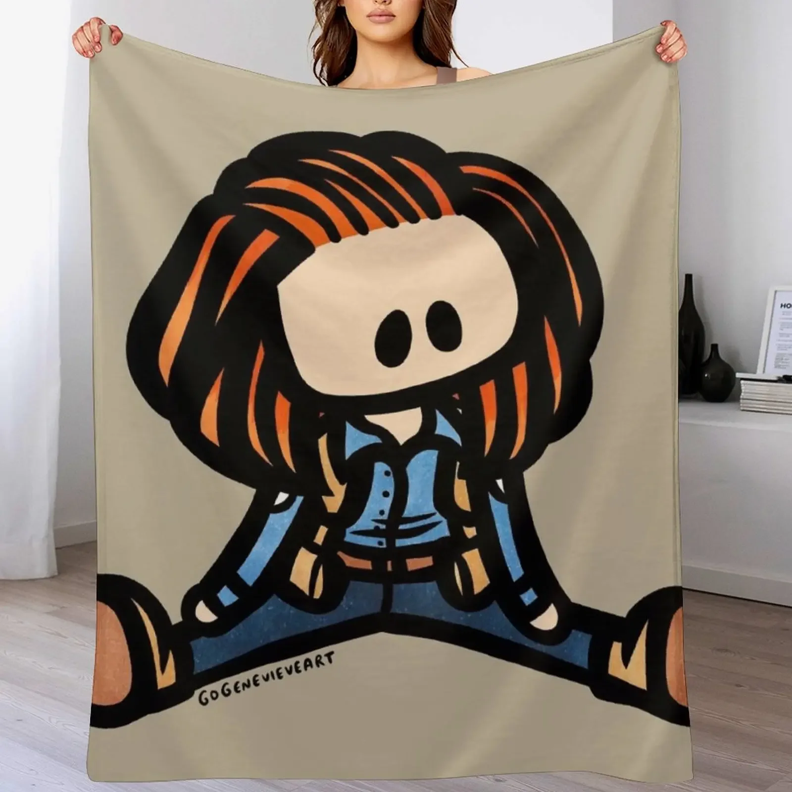 Nicole Haught Throw Blanket Compact Warm Blanket for Car Road Trip