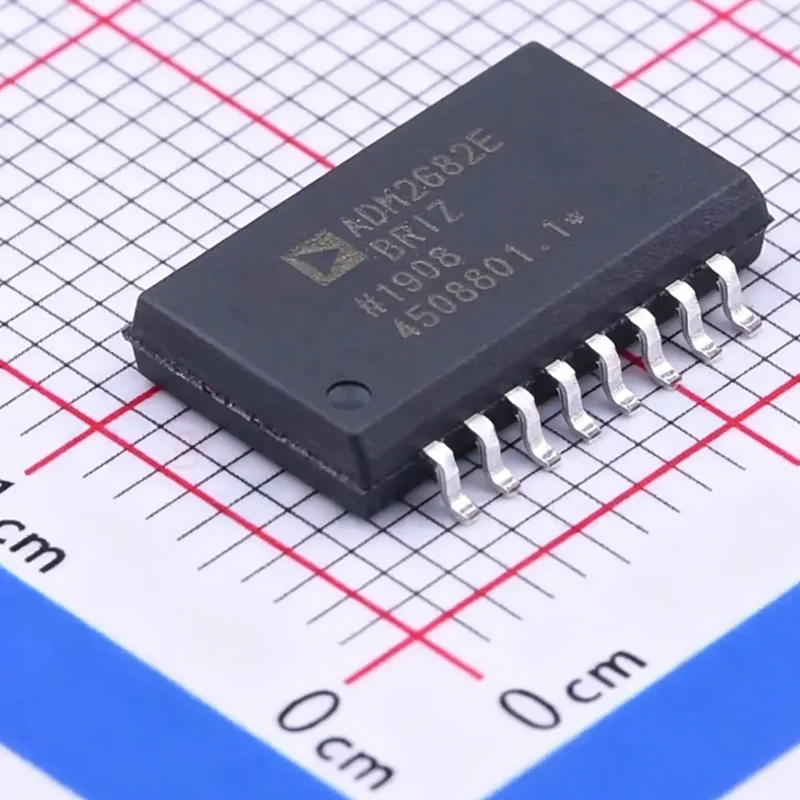 5PCS/LOT ADM2682EBRIZ-RL7 marking ADM2682EBRIZ RS422, RS485 Digital Isolator 5000Vrms 3 Channel 16Mbps 25kV/µs CMTI 16-SOIC