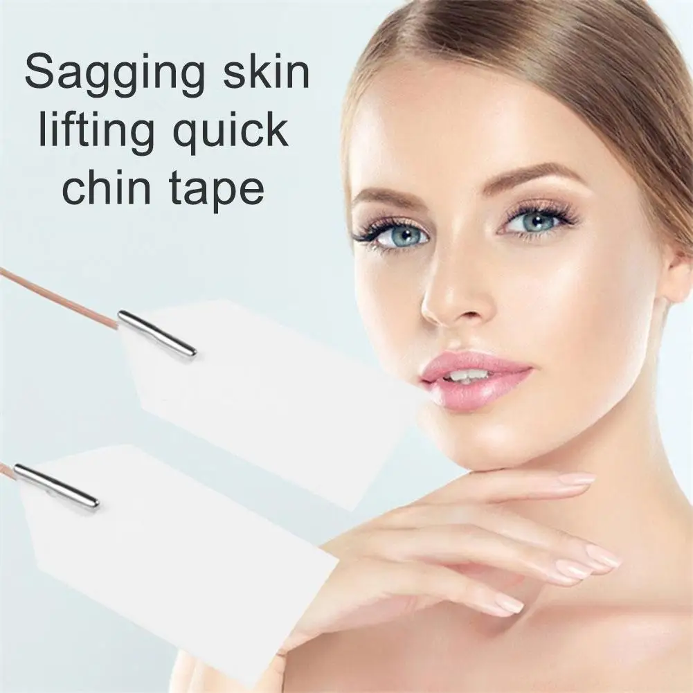 40Pcs/Set Instant Invisible Face Stickers Neck Eye Double Chin Lift V-Shape Refill Tapes Thin Makeup Facelifting Patch Adhesives