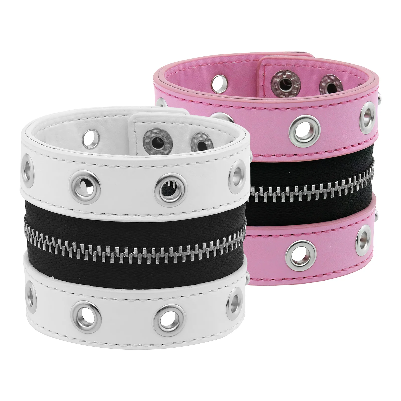 

2 Pcs Punk Style Bracelet Halloween Party European and American Hand Chain Bracelets
