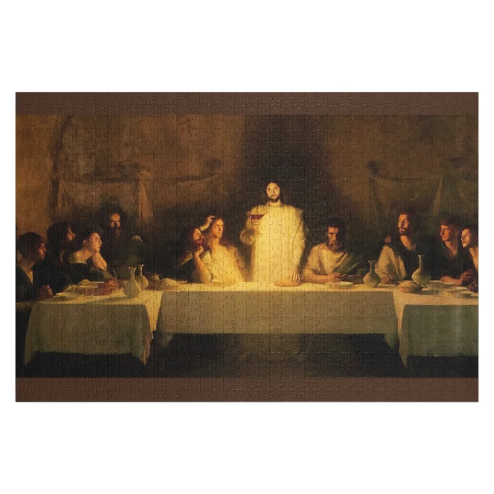 The Last Super by Pascal Dagnan-Bouveret Jigsaw Puzzle Personalised Jigsaw Wood Adults Wood Animals Puzzle