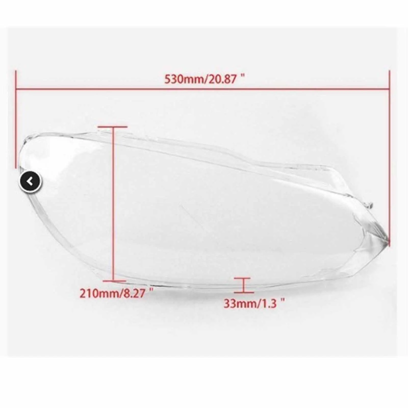 

Car Front Head Light Lamp Transparent Lampshade Headlight Shell Cover Lens Mask For VW Golf 6 MK6 GTI R 2010-2014 Headlamp Cover