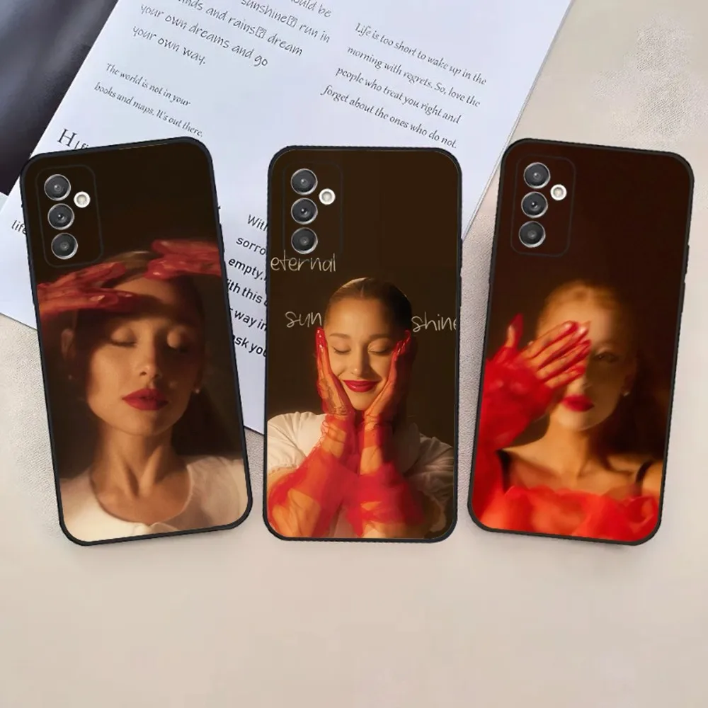 Yes And A-Ariana Singer Phone Case For Samsung S24,23,22,30,21,10,9,Ultra,Plus,Lite,FE,5G Black Soft Case