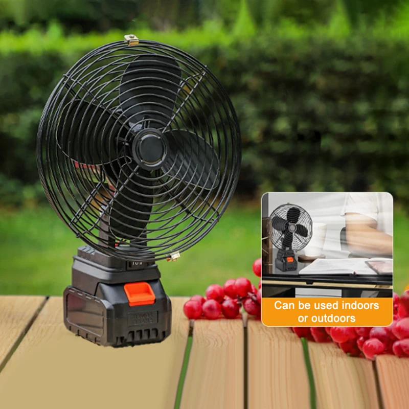 

Портативный вентилятор, беспроводной электрический вентилятор с литиевой батареей, перезаряжаемый уличный настольный охлаждающий вентилятор для сотовых батарей Philippine 5/10