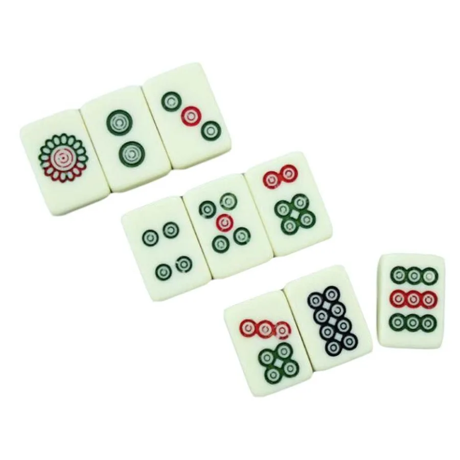 

9 Pcs Mahjong Refrigerator Magnets Chinese Style Fridge Stickers for Home Office Cabinets