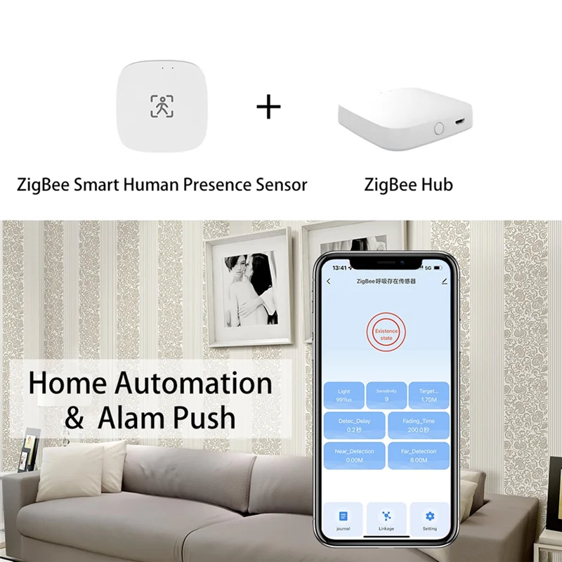 جهاز استشعار ضغط الإنسان wi-fi ، كشف مسافة الإنارة ، الحياة الذكية Tuya ، التشغيل الآلي للمنزل ، 5 بالأشعة ، من من من من من نوع wi-fi