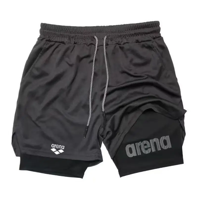 Summer Men's Gym Shorts, Beach Surfboard Shorts, Breathable Quick Drying Sports Launched