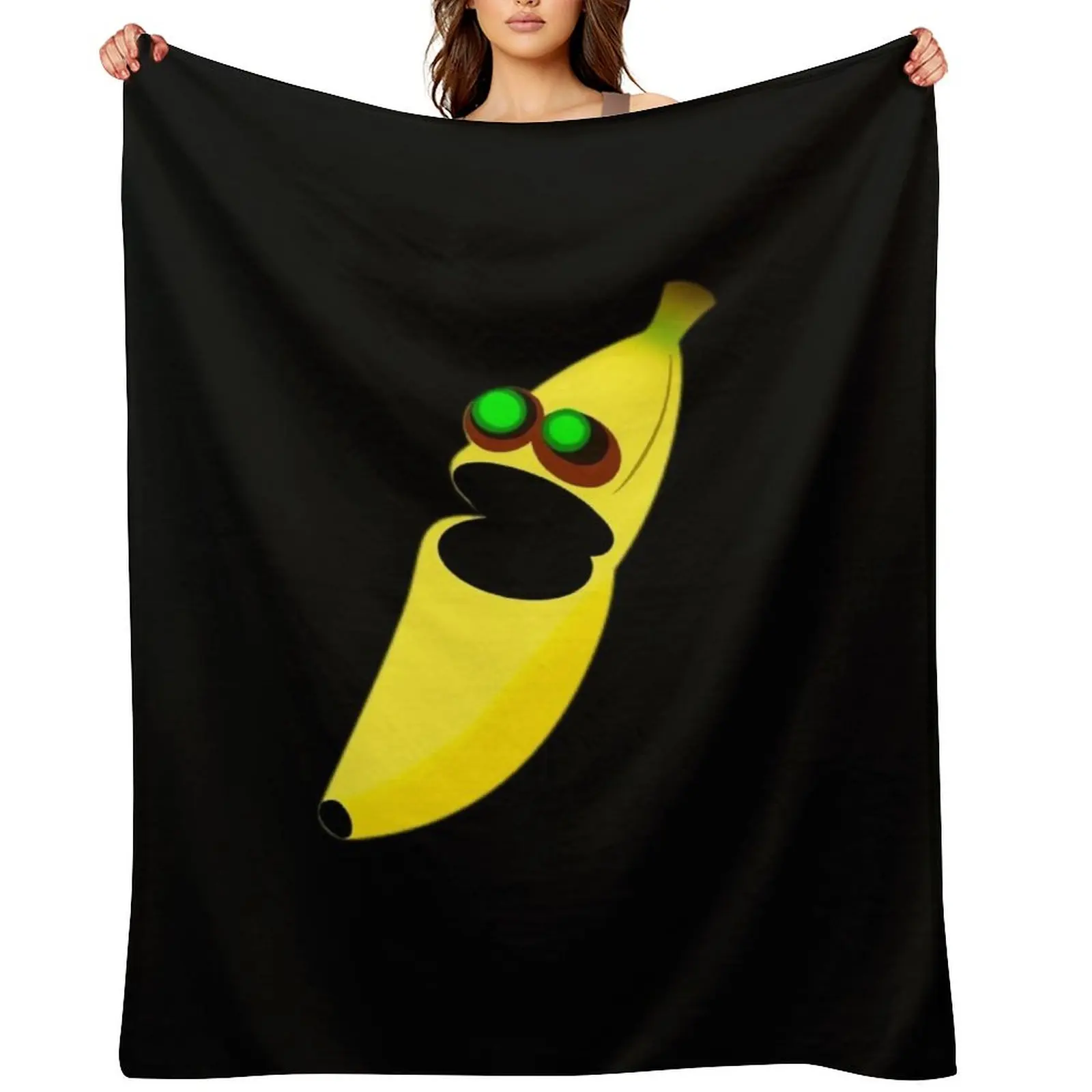 

Banana Eats Throw Blanket Comforter For Baby Hairy heavy to sleep Blankets