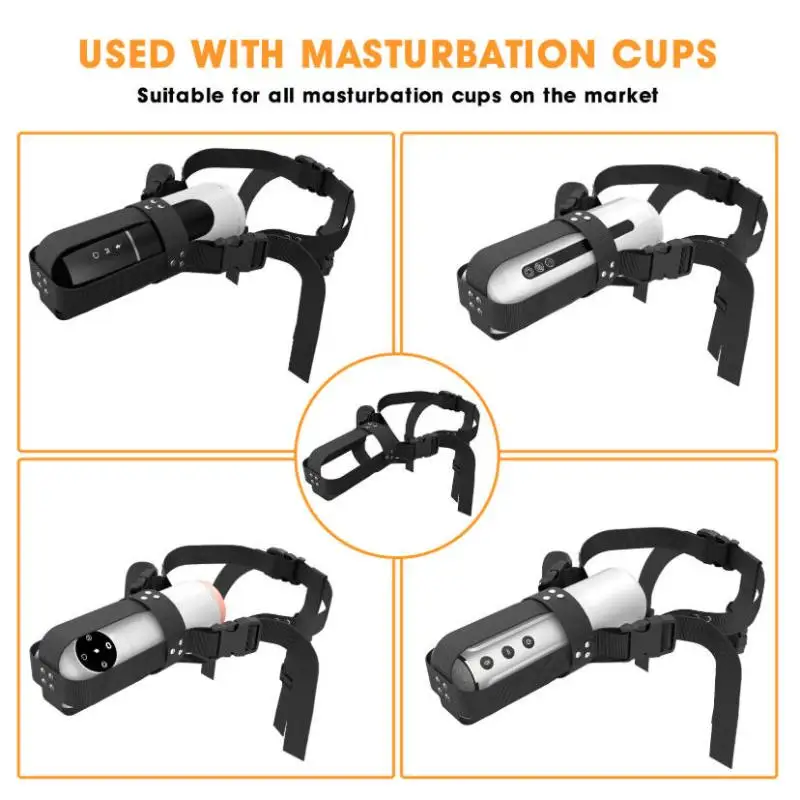 For Men Hands-Free Comfortable Stable Masturbation Device Support Frame Enhanced Pleasure Adjustable Wearable Aircraft Cup Stand view 4