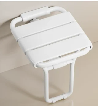 Toilet Bathroom Folding Safety Seat with Legs Shower Chair Shower Wall Stool Shoe Changing Stool Aluminum Alloy