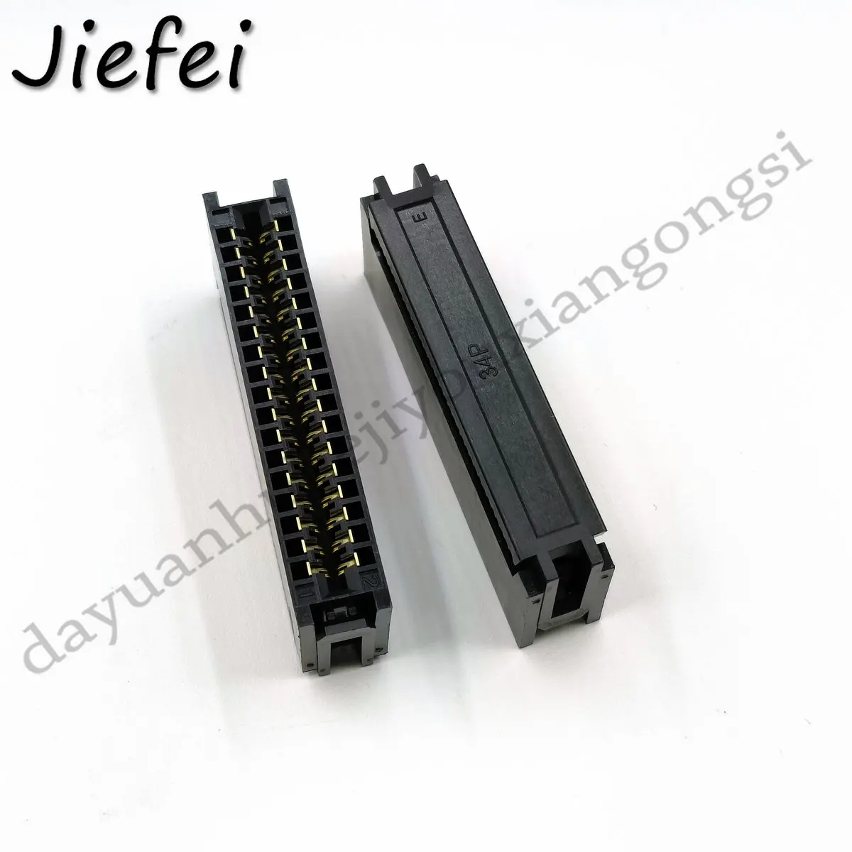 2Pcs 34 Pin 2.54 pitch Card Edge connettore IDC a crimpare femmina per la vendita di adattatori per cavi a nastro piatto