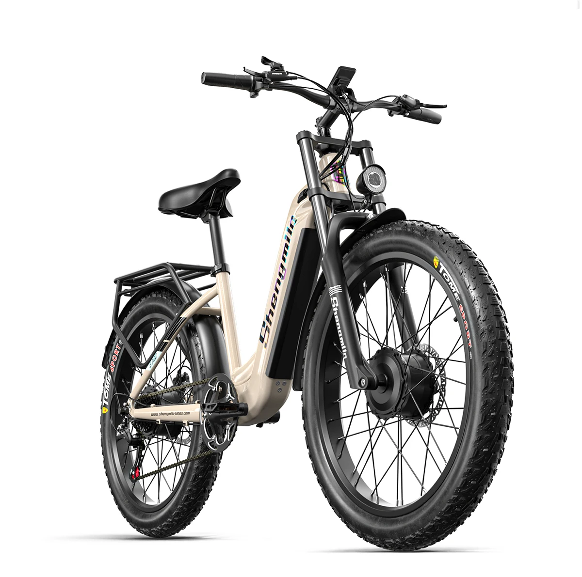 

Shengmilo S700 Adult 1000W*2 E-bike Men's E-Mountain ebike with Two Motor, 48V18.5AH Battery,26" Fat Tire Electric Bike