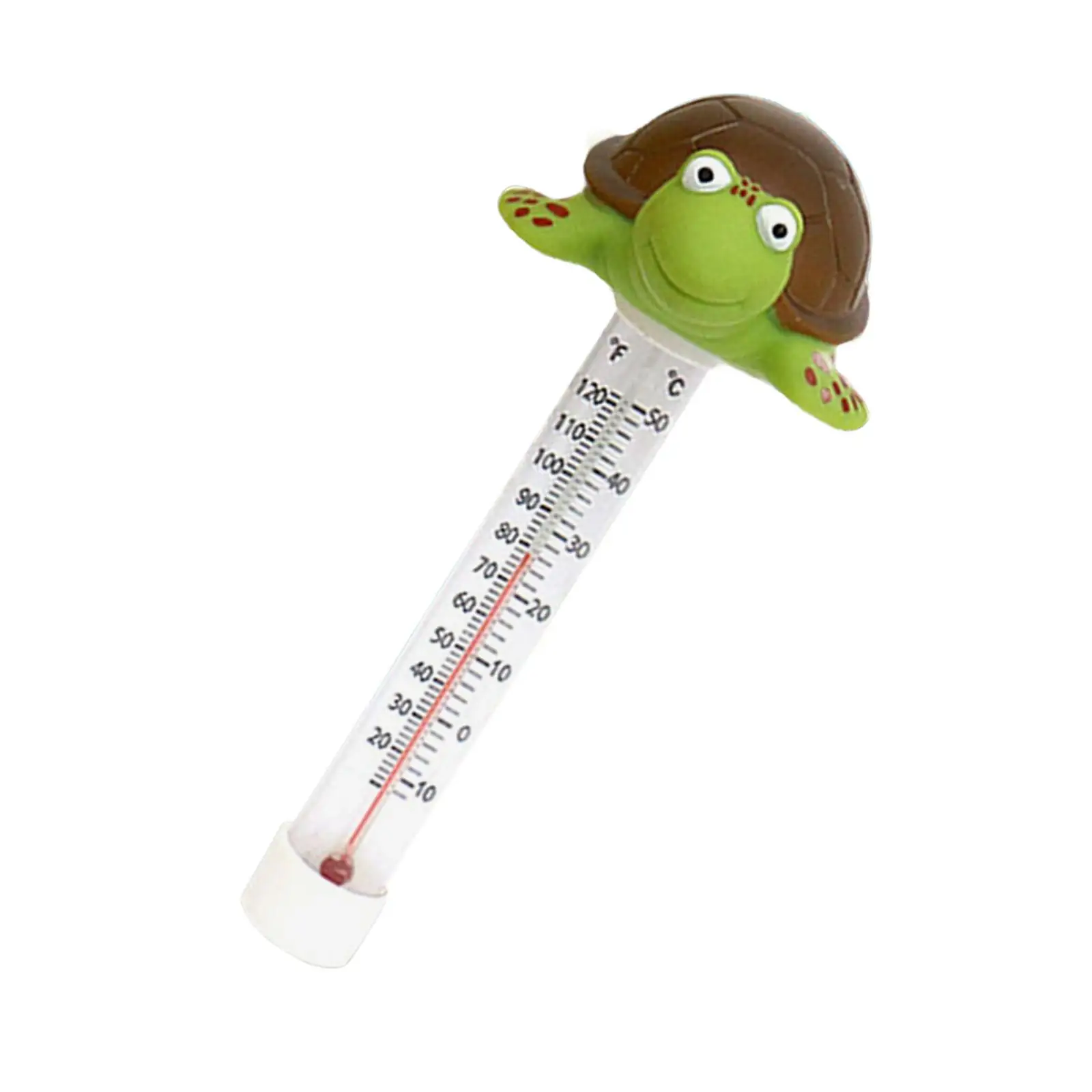 Floating Water Temperature Thermometer Interesting Turtle Large Display with String Easy Accurate Readings Pool Accessories