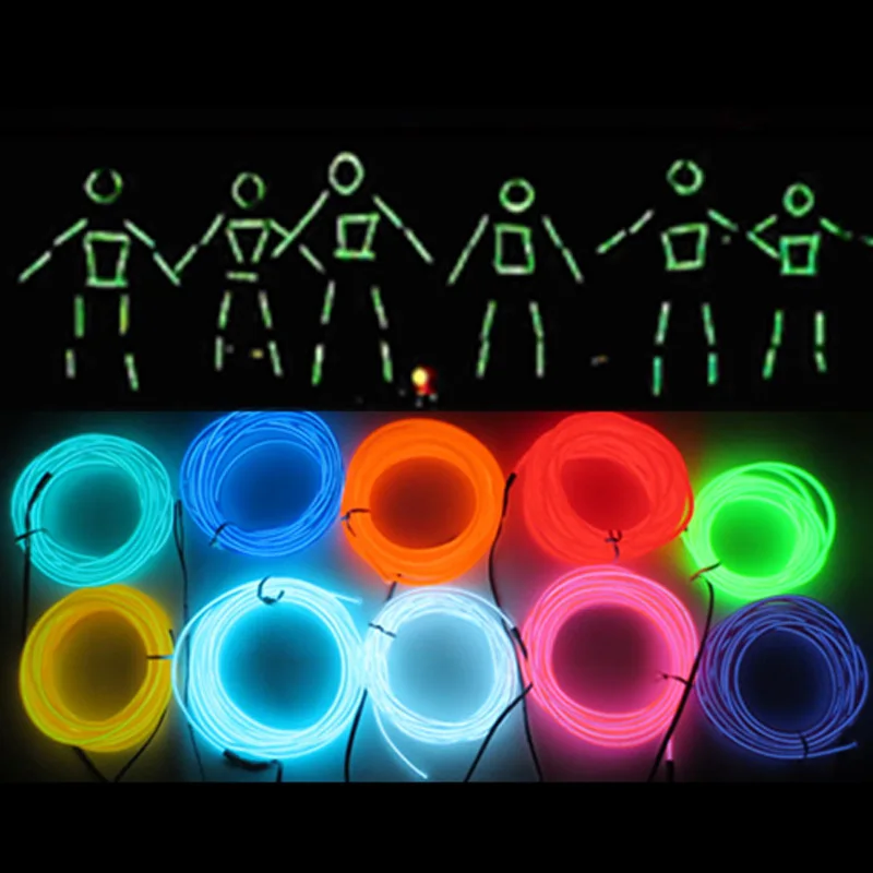 Halloween Adult Light-Up EL Wire Stick Figure Costume Grand Event Stage Performance abbigliamento Dance Party decorare