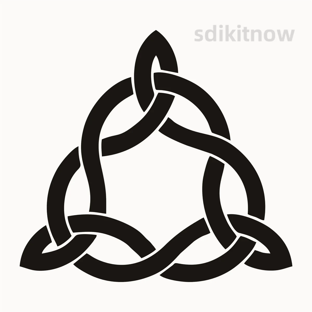 Trinity Celtic Triquetra Symbol Car Sticker Waterproof Vinyl Decal Ancient Irish Knot Window Decor for Ford BMW Audi VW Renault