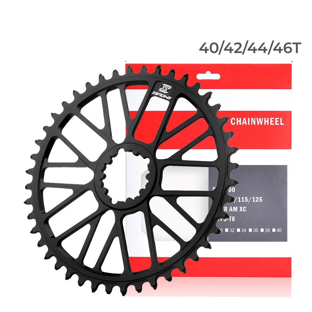 G727 Road Bicycle Gear Gisc Aluminium Alloy GXP Straight Mounting Dental Tray 40 42 44T Sprocket Folding Car Single Disc