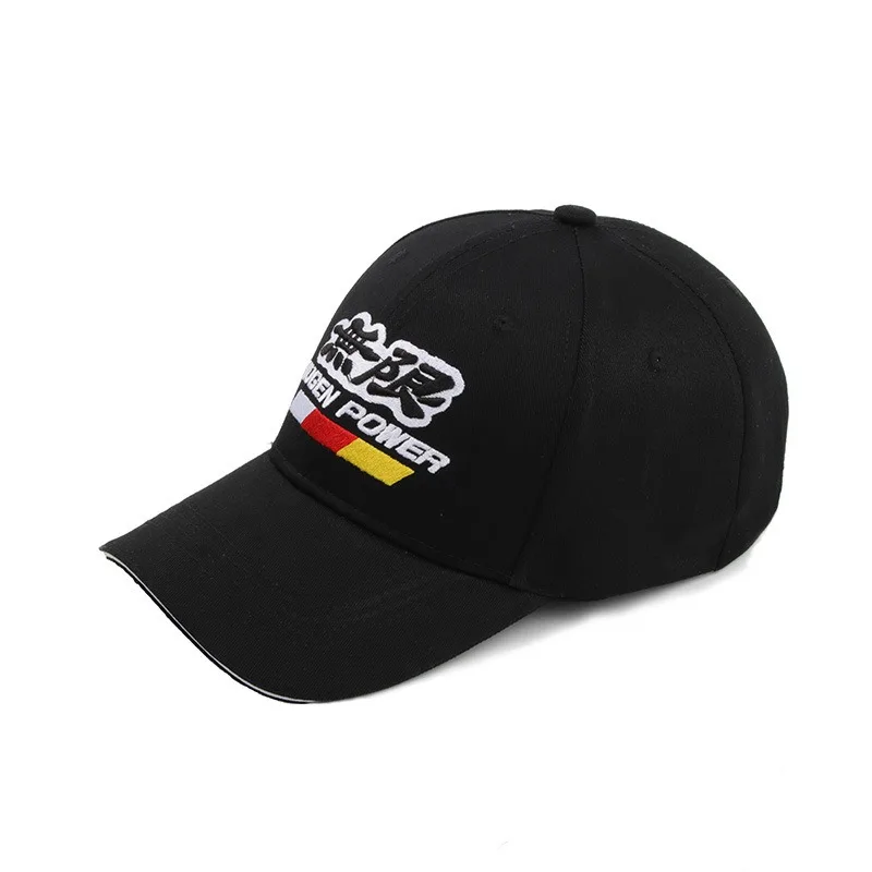 Mugen Power Outdoor Summer Sports Hat Embroidery Baseball Caps Spring Autumn Outdoor Adjustable Casual Hat Sunscreen Hat Sticker view 3