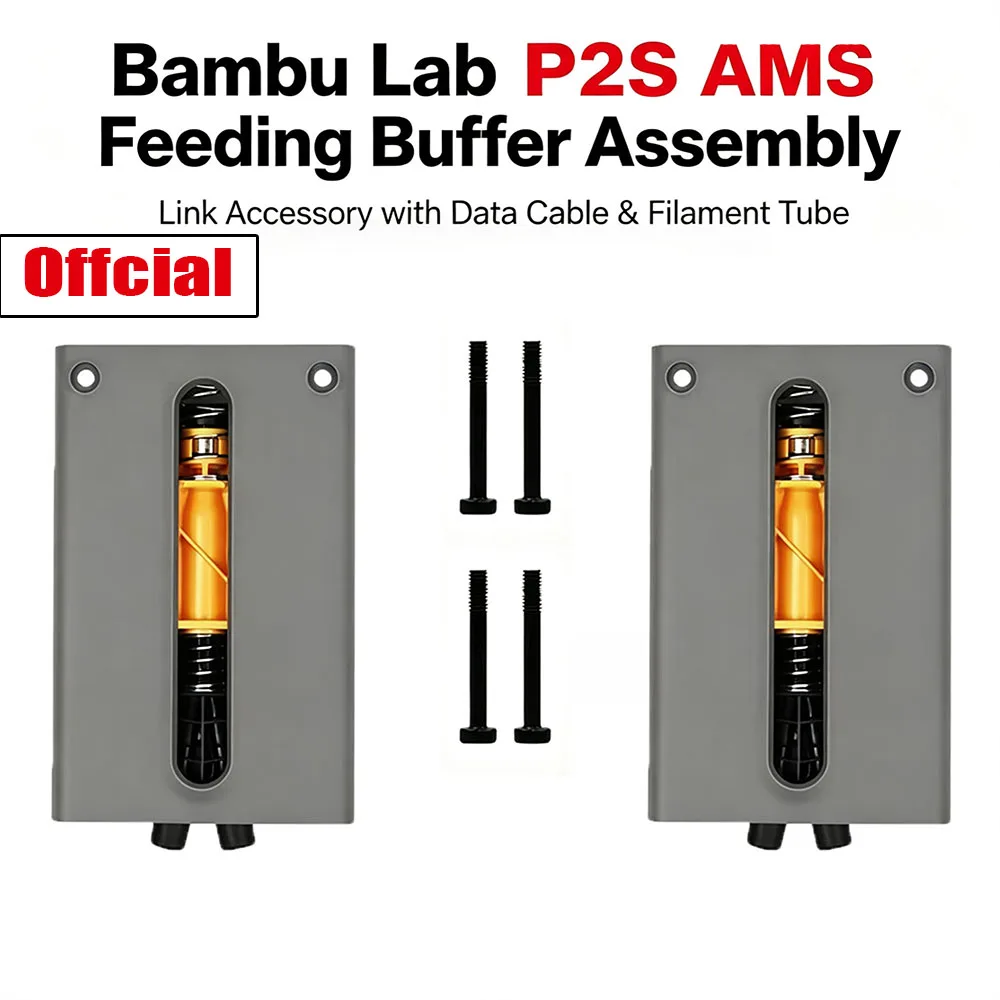 Bambu Lab P2S AMS Feeding Buffer Assembly, P2S Link Accessory Including Data Extension Cable and Filament Tube