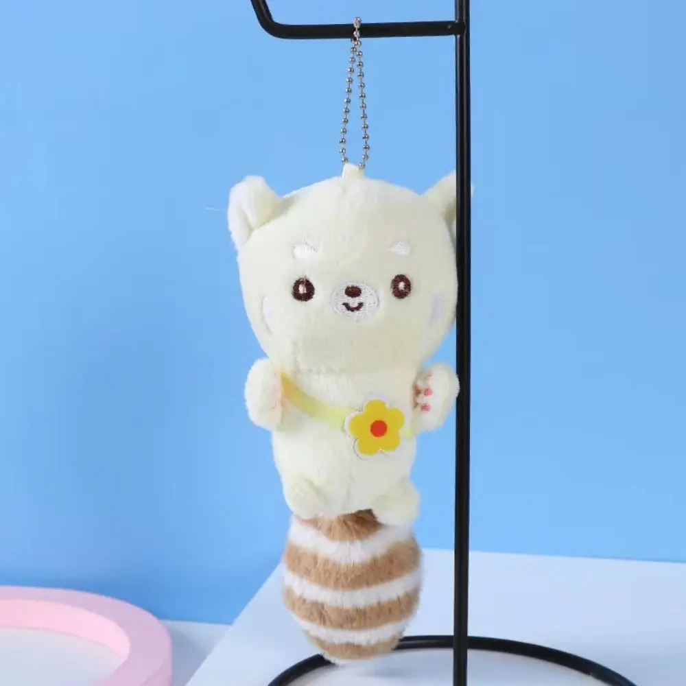 Stuffed Animals Raccoon Plush Keychain Exquisite Plush Raccoon Plush Pendant 14cm Cute Stuffed Animal Keyring Children Gift