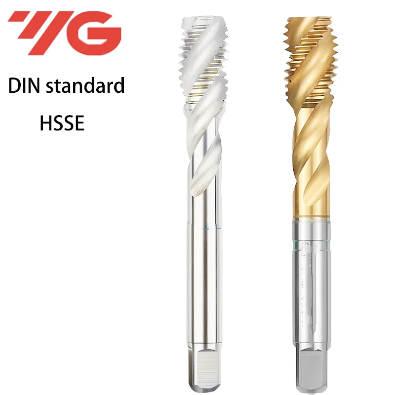 Korea YG DIN Standard Spiral Fluted Tap Pointed M2 M2.5 M3 M4 M5 M6 M8 M10 M12 M14 M16 M18 M20M24M27M30 Screw Thread Taps