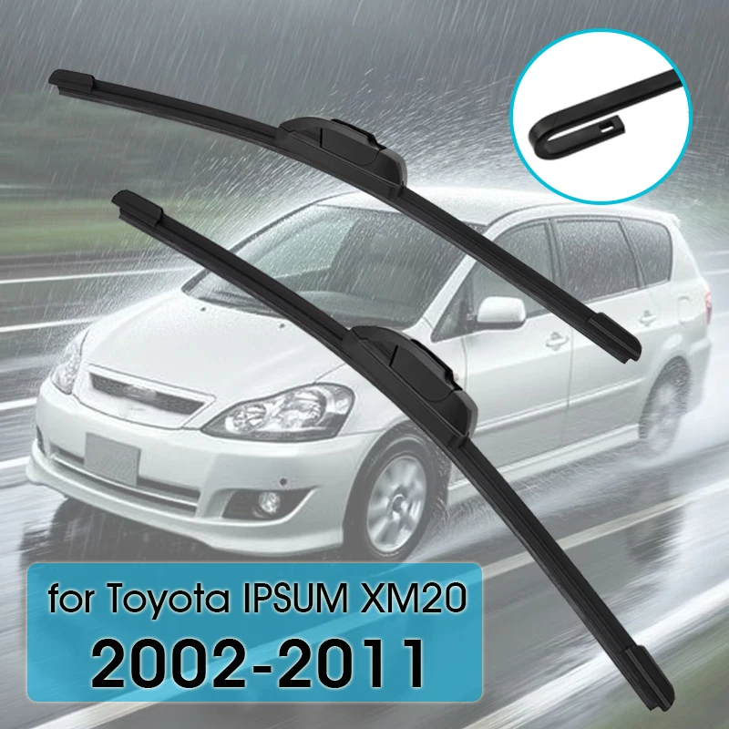 

26"+16" For Toyota IPSUM XM20 2002-2011 Car Wiper Blade Front Wipers Windscreen Fit U Hook Arm Auto KAWOO Wiper Blades