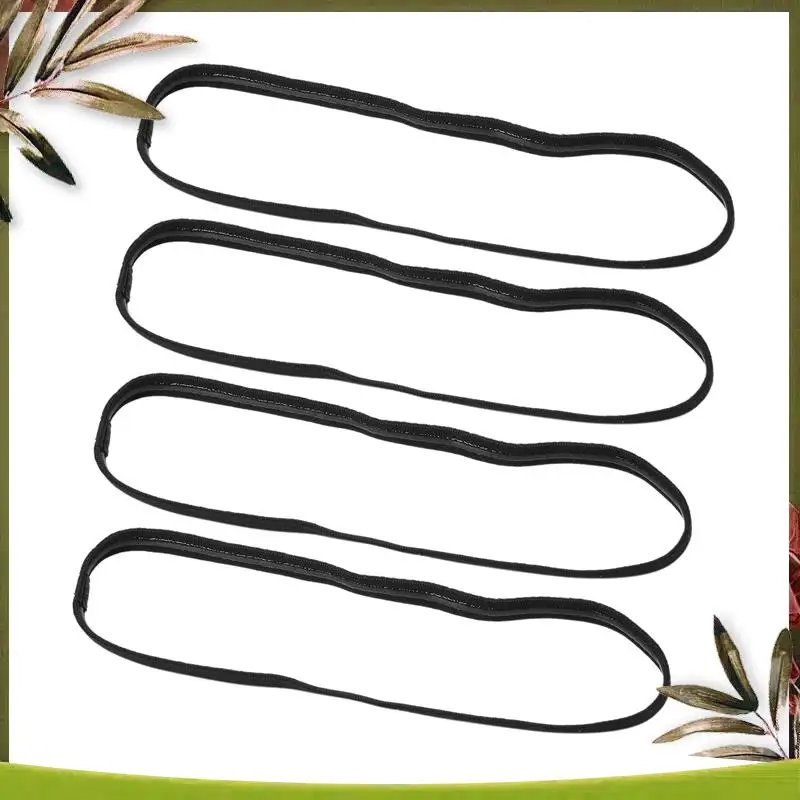 A08P-48 Pieces Thick Non-Slip Elastic Sport Headbands Hair Headbands,Exercise Hair And Sweatbands For Women And Men