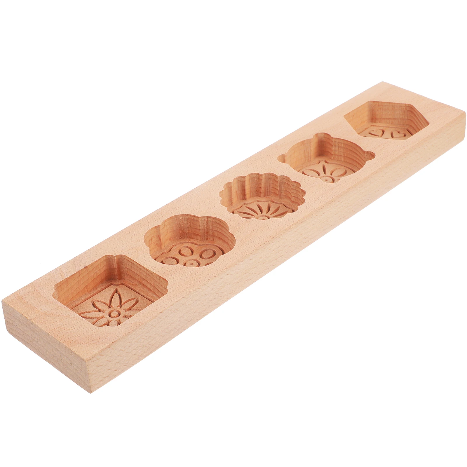

Baking Mold Shaped Mini Cake Molds for Moon Molder Biscuit Cookie Maker Disposable Pastry Tool Wooden Decorative Pattern