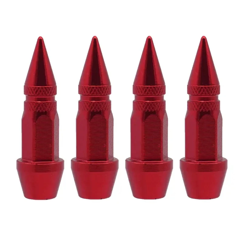 4pcs Tire Valve Caps Universal Fits for Car Motorcycle Bike Wheel Tires Valves Tyre Stem Cap Air Cap Airtight Cover Accessories