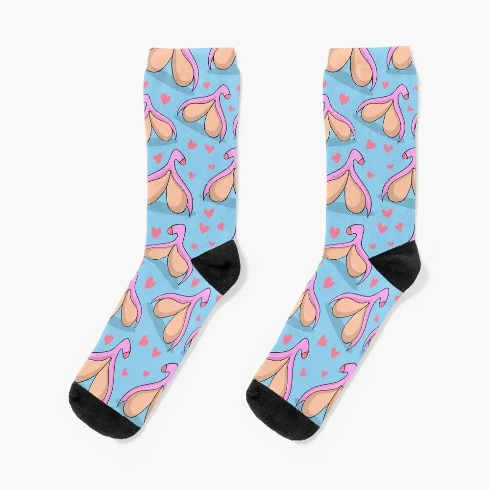 

Clitoris print Socks funny sock luxury Non-slip Ladies Socks Men's