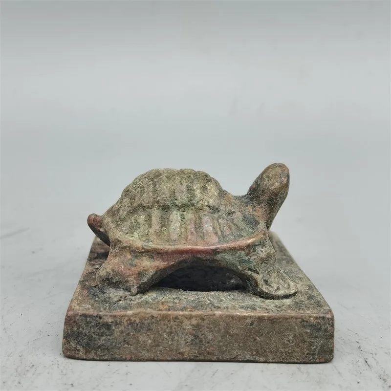 Retro Collection Bronze Turtle Seal Artwork Decoration