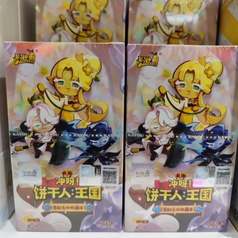Kayou Genuine Cookie Run: Kingdom Cards Braveheart Chapter Crispy Pack Escape The Oven Adventure Anime Collection Cards Gift Toy