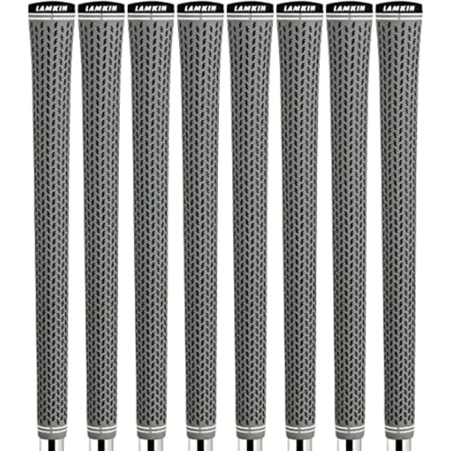 

Lamkin Crossline 360 Gray Standard Grip Bundle for Precision Golf Putting with Enhanced Comfort and Superior Traction in Indoor