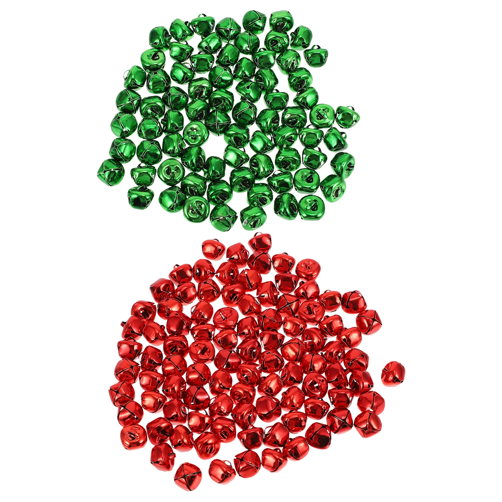 

200 Pcs Iron Christmas Bells Hanging Decor DIY Crafts Tree Lightweight Colorful Home Party Pendant Jewelry Pet Bell Xmas