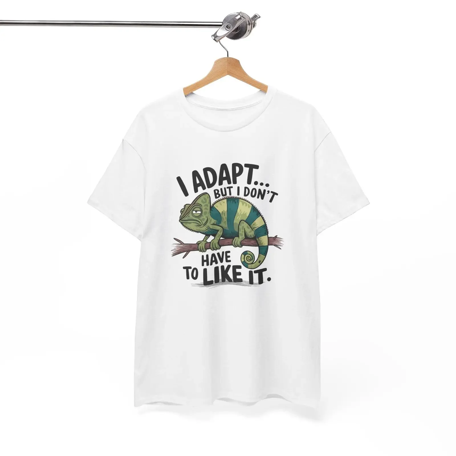 Chameleon T Shirt Wearable Joke for Maximum Laughs vintage Washed fashion Stretched Stylish Slightly graphic Comfortable
