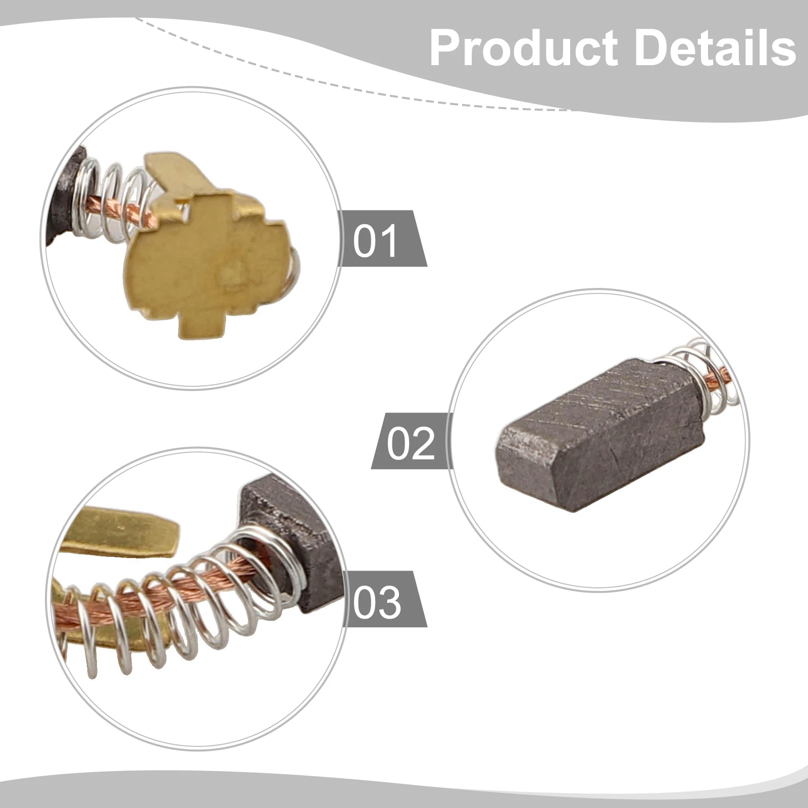 For 328202 334696 328200 Carbon Brush Set Carbon Brush For Power Tool Maintenance Easy To Install High Performance