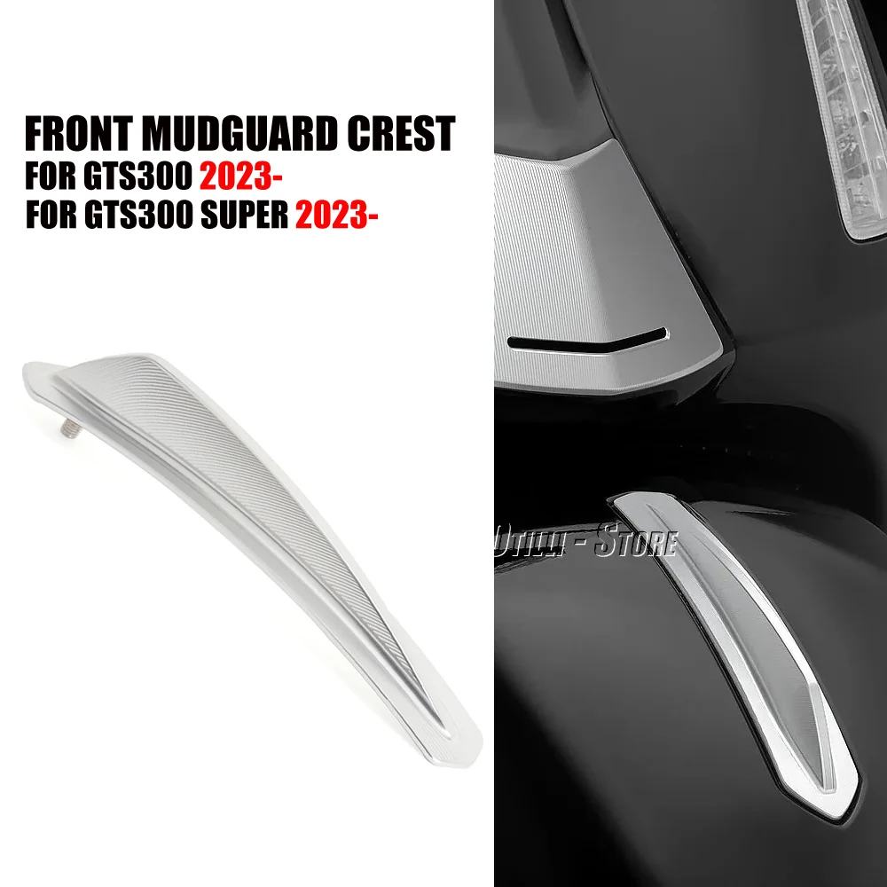 

Motorcycle Scooter Accessories For Vespa Gts300 GTS300 gts300 GTS 300 Super 2023 2024 Front Fender Mudguard Crest Cover 6 colors