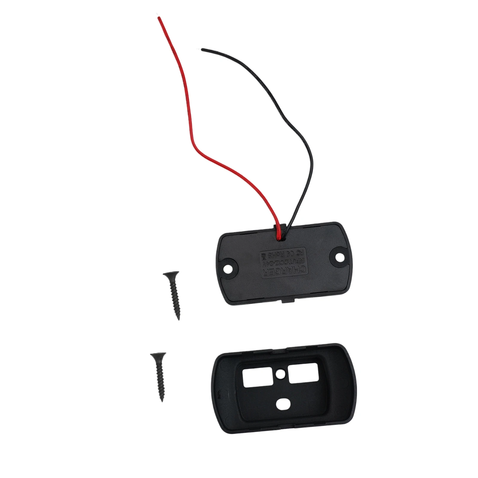 

Dual USB Port 12V Car Charger Travel Charging ABS Material Advanced Charging Capabilities For Tablets For Cars