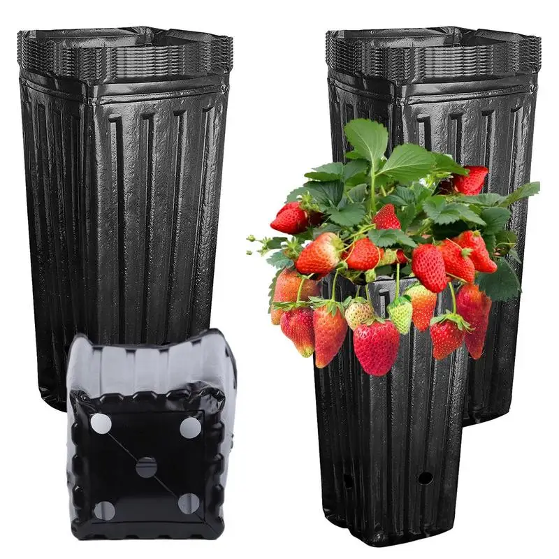 20Pcs Deep Nursery Treepots Deep Plastic Nursery Treepots Tall Seedling Flower Plant Container For Indoor Outdoor Grande Plant