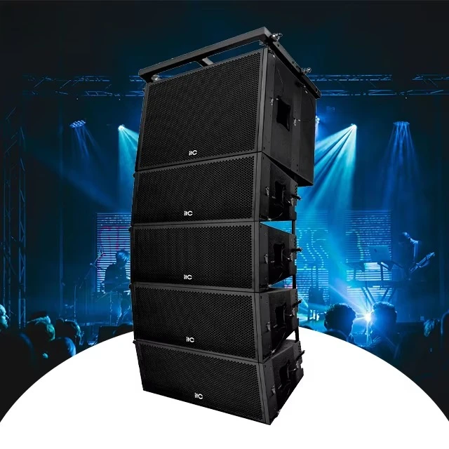 Stage Sound Line Array Speaker Professional Audio Church Speaker Outdoor Indoor Stage Powered Line Array Component Speaker