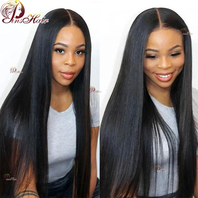 Transparent Lace Frontal Wig 13x4 Lace Closure Wig Remy Straight 13x6 Lace Front Human Hair Wigs For Black Women 30 32 Inches