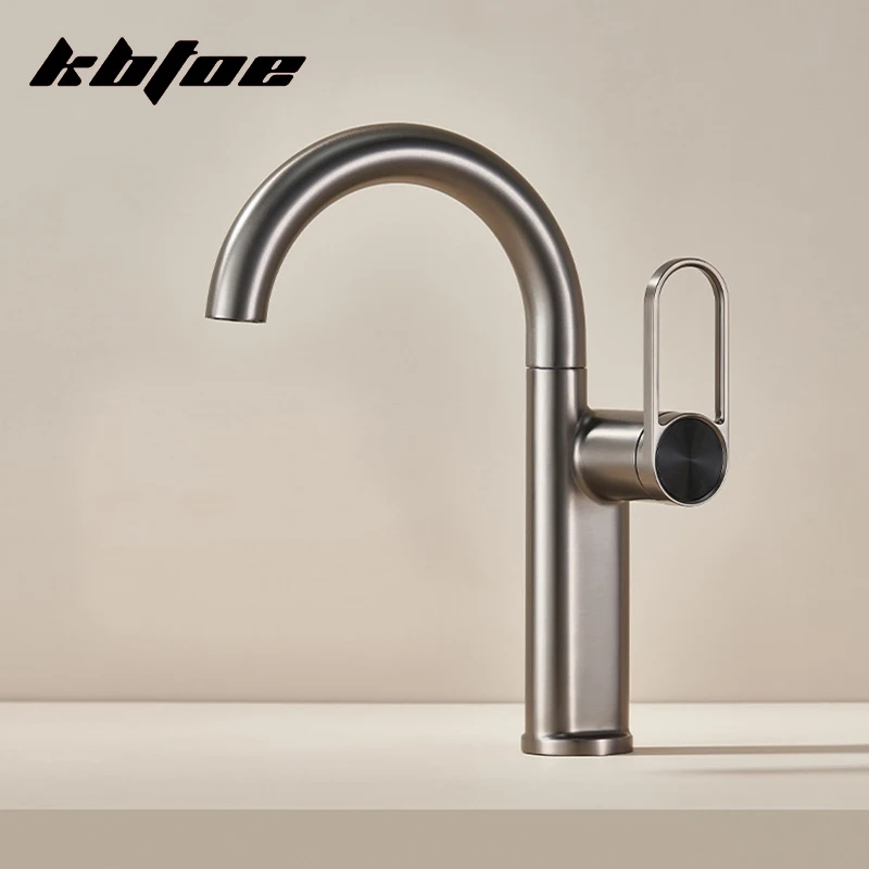 

Hollow Out Single Handle Bathroom Basin Faucet Hot Cold Luxury Creative Kitchen Vessel Sink Mixer Tap Household Deck Mounted