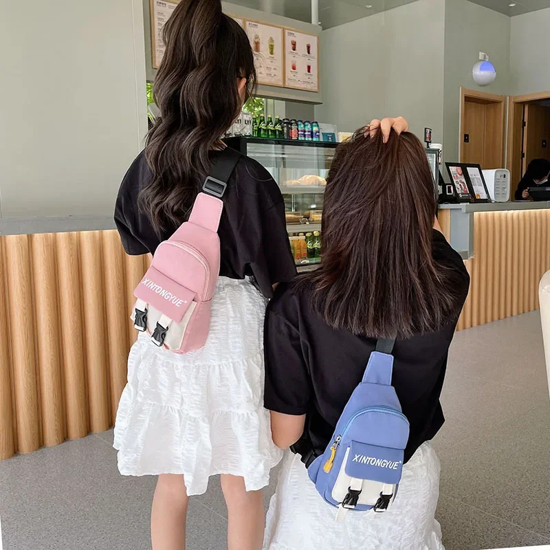 Bolsas de mensajero para niños, bolso de pecho con letras, bolso cruzado para madre y niño, bolsos de diseñador, 2024