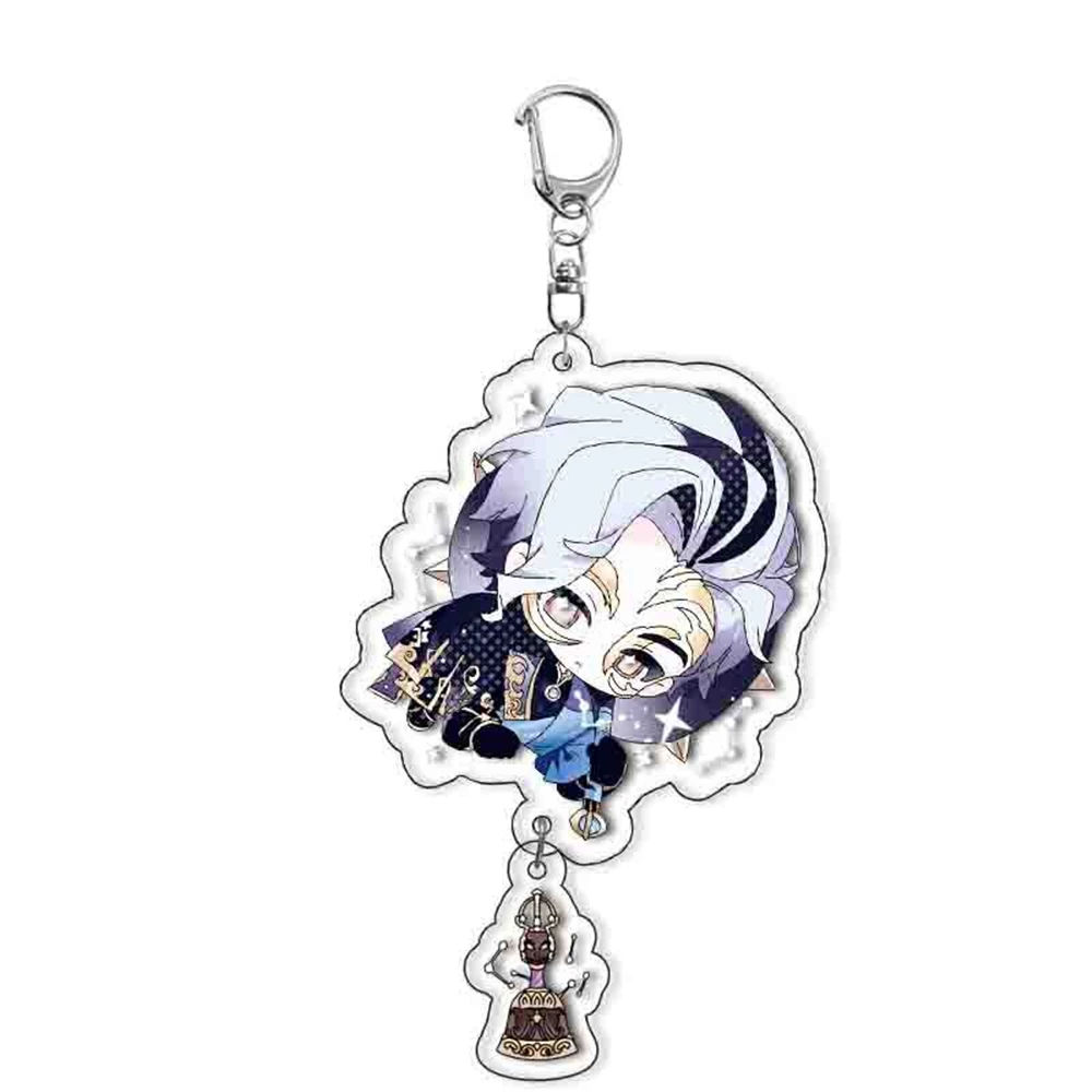 Game Identity Ⅴ The government officer White Guard Black Guard Wu Chang Cosplay Costumes Key Chain Keychain Accessories