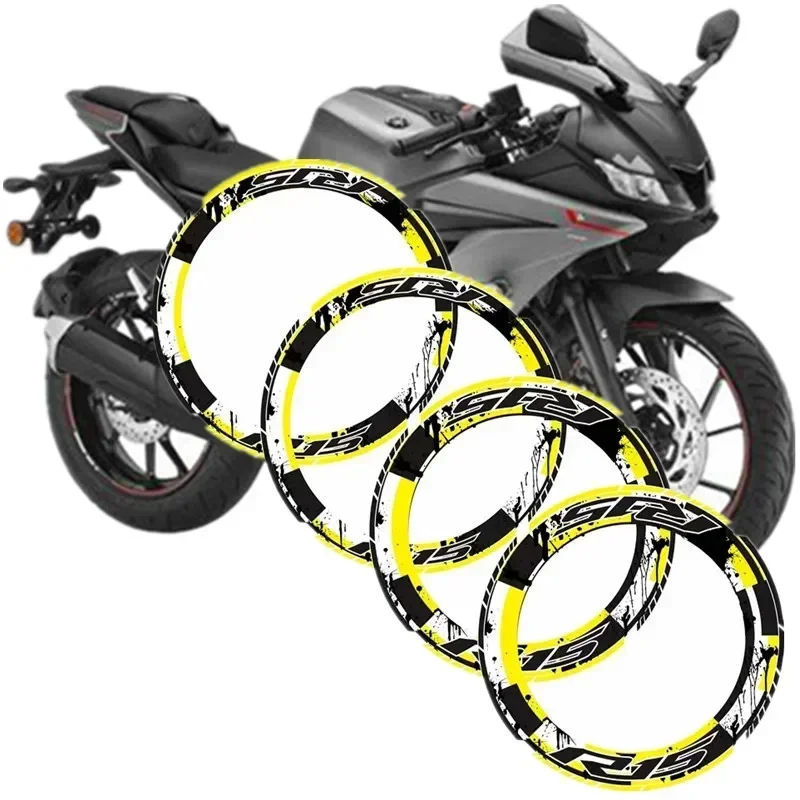 For All YAMAHA YZF R15 R 15 Motorbike Parts Contour Wheel Decoration Decal Sticker - 3