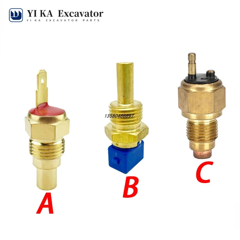 For Excavator water temperature sensor For Doosan DH60-7 DH80G DH150 DH21 DH225 DH300-7 -9 sensor plug