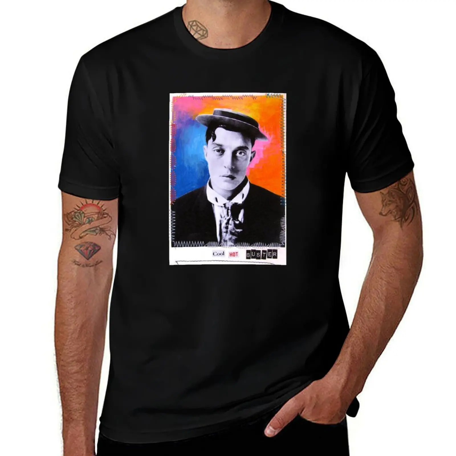 Cool Hot Buster T-Shirt man graphic t shirt T-Shirt